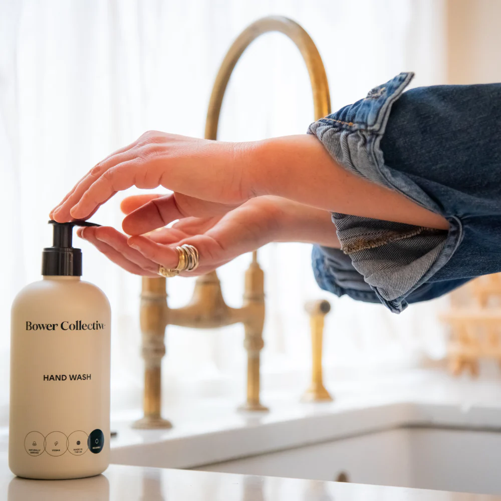 Bower Natural Hand Wash Refill - Orange Blossom & Mimosa 1L - Image 9