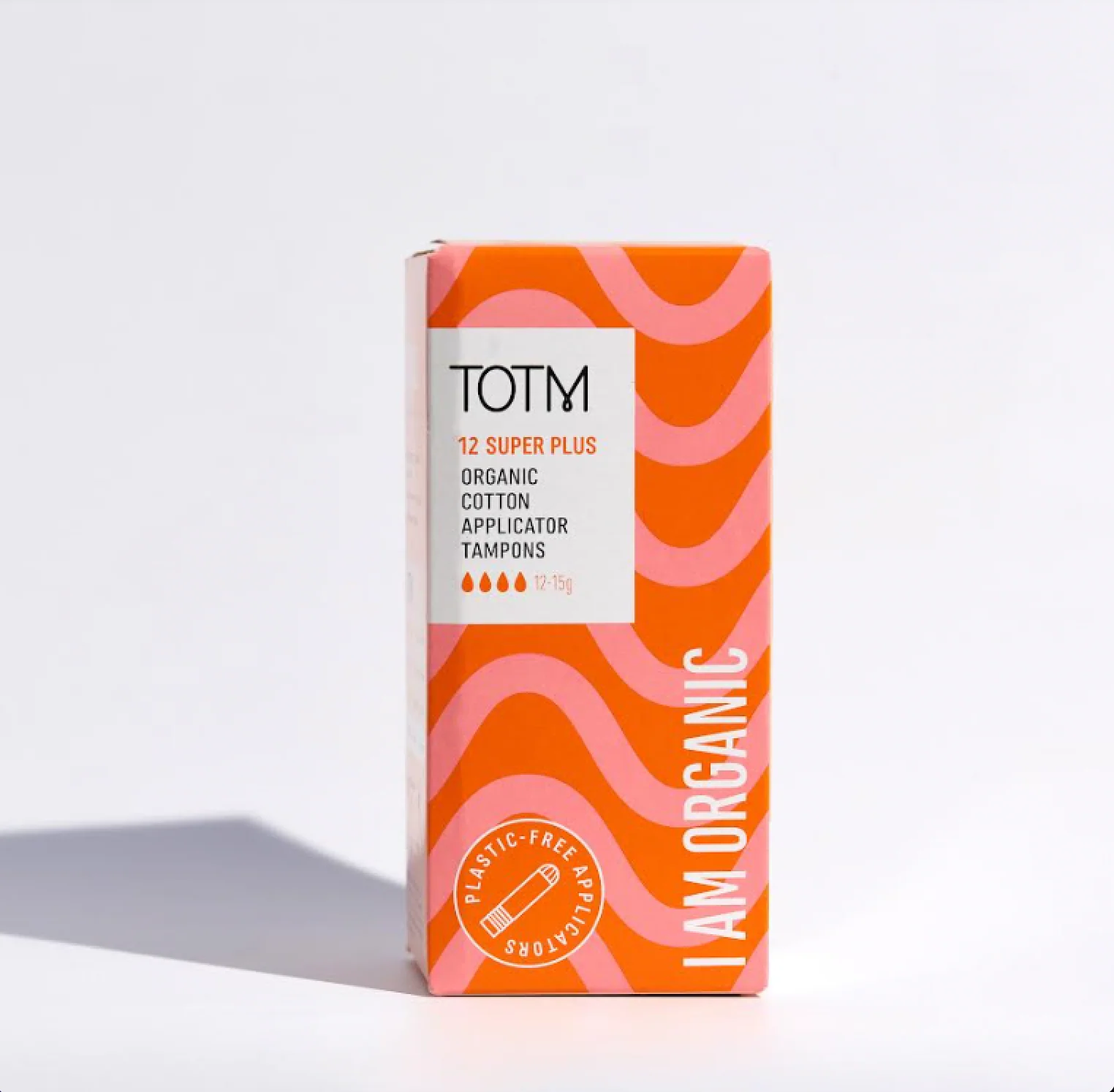TOTM Organic Cotton Applicator Tampons – Light, Regular, Super, Super Plus - Image 5